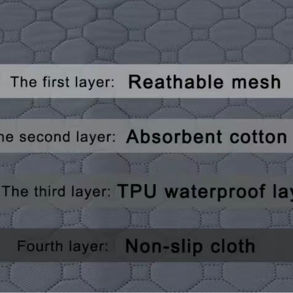 Small reusable Pet waterproof training pad approx 20x14” washable - Picture 6 of 6